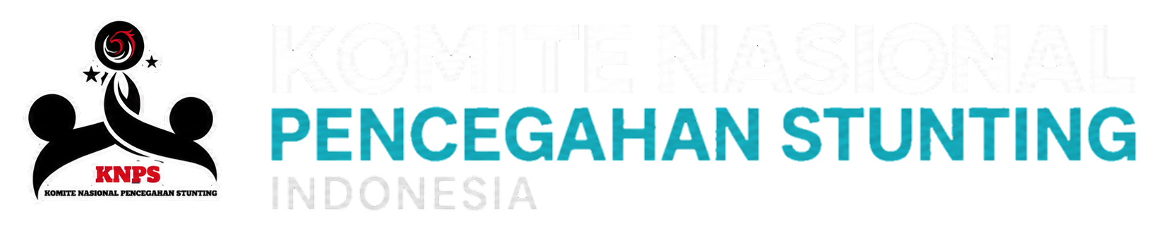 Logo resmi Komite Nasional Pencegahan Stunting (KNPS) Indonesia - Gerakan Zero Stunting 2045